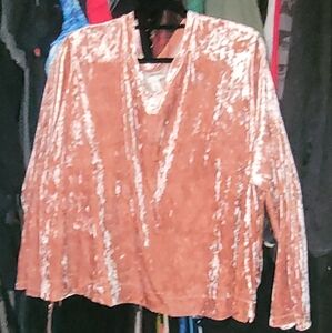 NWOT crushed velvet